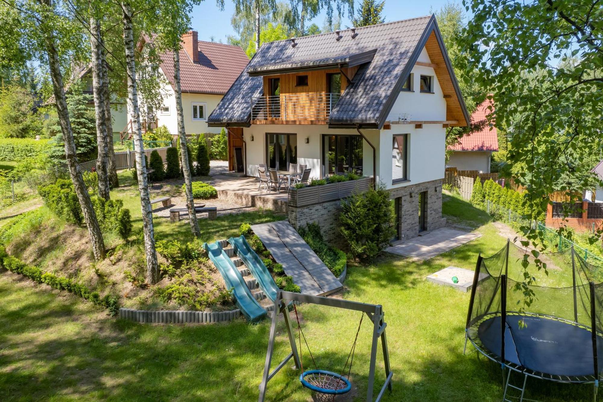 Mazursko - Komfortowe Domy 8 Osobowe Nad Jeziorem, Balia Lub Sauna Kretowiny Extérieur photo